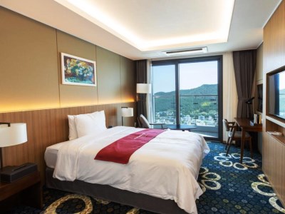 bedroom 1 - hotel ramada plaza by wyndham dolsan yeosu - yeosu, south korea