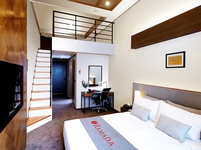 bedroom - hotel ramada hotel suites gangwon pyeongchang - pyeongchang-gun, south korea