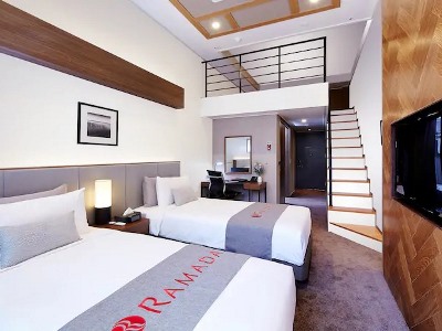 bedroom 2 - hotel ramada hotel suites gangwon pyeongchang - pyeongchang-gun, south korea
