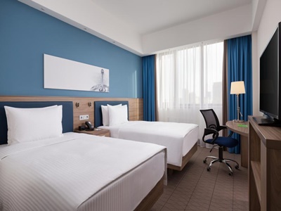 bedroom 3 - hotel hampton by hilton astana triumphal arch - astana, kazakstan
