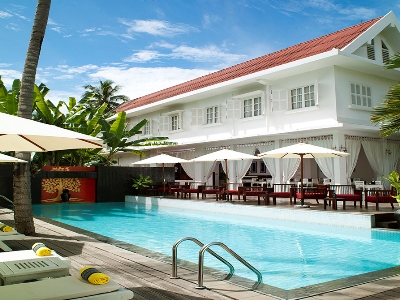 outdoor pool - hotel angsana maison souvannaphoum - luang prabang, laos