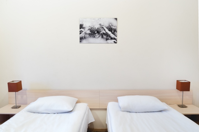bedroom - hotel corner - vilnius, lithuania