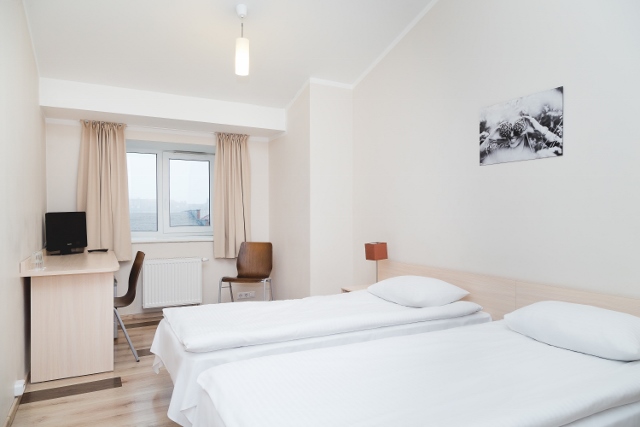 standard bedroom - hotel corner - vilnius, lithuania
