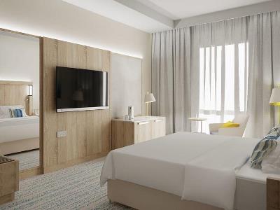 bedroom 2 - hotel courtyard by marriott city center - vilnius, lithuania