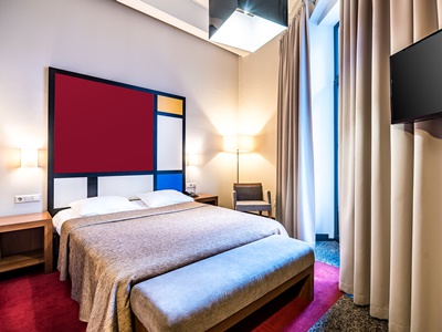 bedroom - hotel victoria hotel kaunas - kaunas, lithuania