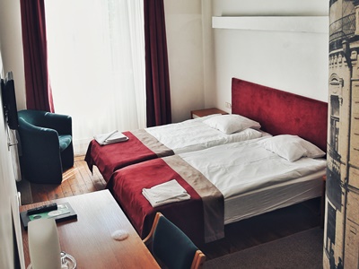 bedroom 2 - hotel metropolis - kaunas, lithuania
