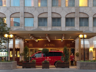 exterior view - hotel le royal - luxembourg, luxembourg