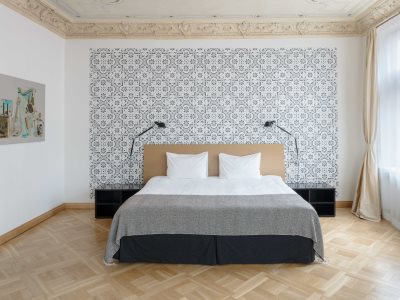 bedroom - hotel neiburgs - riga, latvia