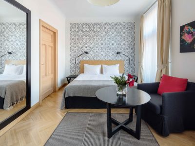 bedroom 1 - hotel neiburgs - riga, latvia