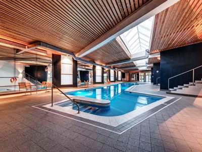 indoor pool - hotel radisson blu daugava riga - riga, latvia