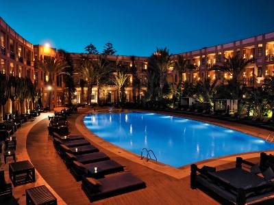 outdoor pool - hotel le medina essaouira thalassa sea and spa - essaouira, morocco