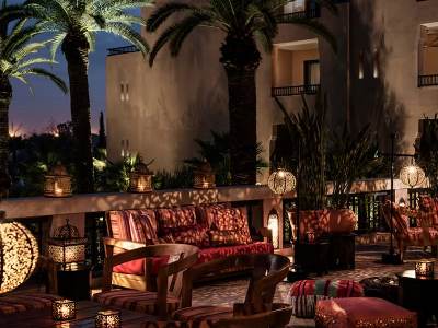 bar - hotel four seasons resort - marrakech, morocco