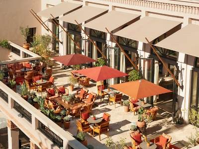 restaurant - hotel four seasons resort - marrakech, morocco