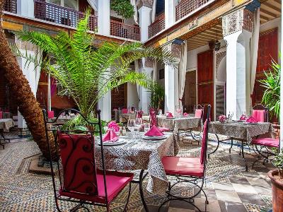 restaurant - hotel angsana riads collection - marrakech, morocco