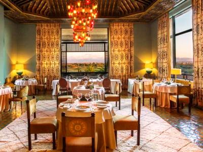 restaurant - hotel fairmont royal palm marrakech - marrakech, morocco