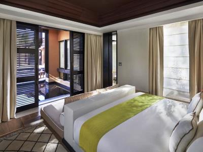 bedroom 2 - hotel mandarin oriental - marrakech, morocco