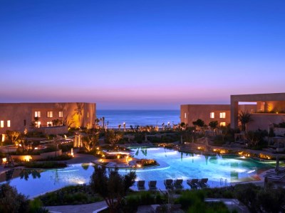 exterior view - hotel fairmont taghazout bay - taghazout, morocco