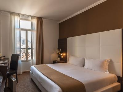 bedroom - hotel ambassador monaco - monte carlo, monaco