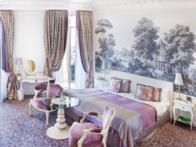 bedroom - hotel l'hermitage - monte carlo, monaco