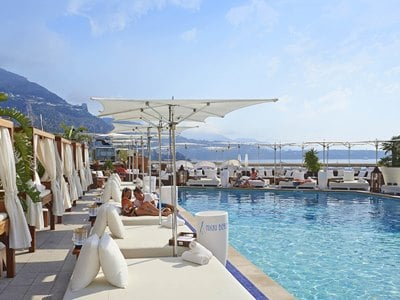 outdoor pool - hotel fairmont monte carlo - monte carlo, monaco