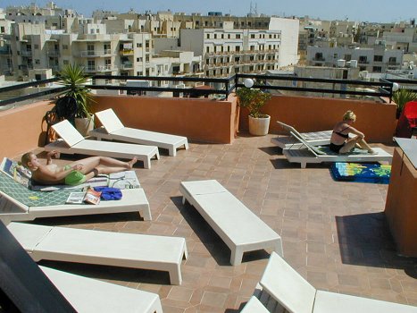 outdoor pool - hotel relax inn - st pauls bay, malta