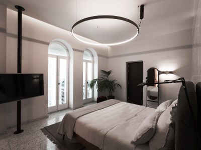 bedroom 2 - hotel rosselli - valletta, malta