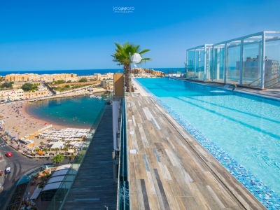 outdoor pool - hotel h hotel - st julians, malta