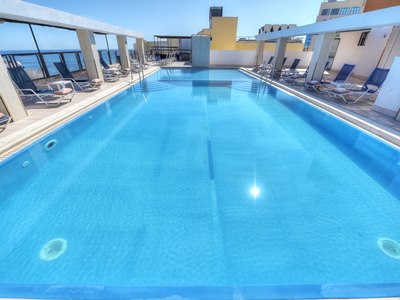 outdoor pool - hotel alexandra - st julians, malta