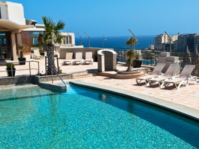 outdoor pool - hotel malta marriott hotel and spa - st julians, malta