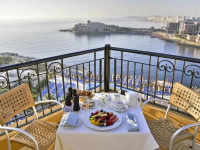 breakfast room - hotel corinthia st georges bay - st julians, malta