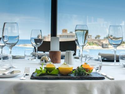 restaurant - hotel corinthia st georges bay - st julians, malta