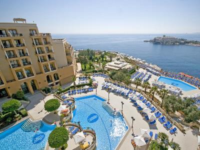 outdoor pool - hotel corinthia st georges bay - st julians, malta
