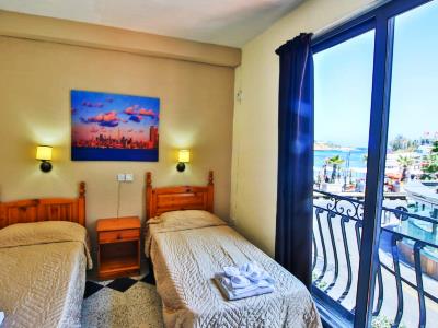 bedroom - hotel beach garden - st julians, malta