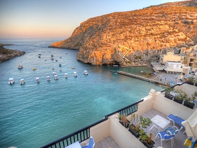 beach - hotel st. patrick's (valley view) - gozo, malta