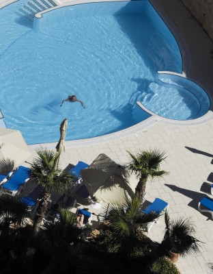 outdoor pool - hotel maritim antonine - mellieha, malta