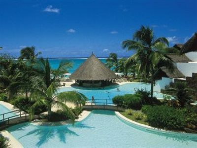 outdoor pool - hotel constance belle mare plage - mauritius, mauritius