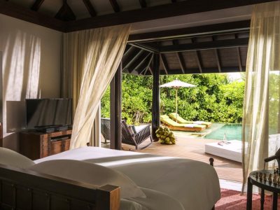 bedroom 5 - hotel anantara kihavah maldives villas - maldives, maldives