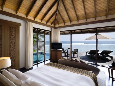 bedroom - hotel anantara veli maldives resort - maldives, maldives