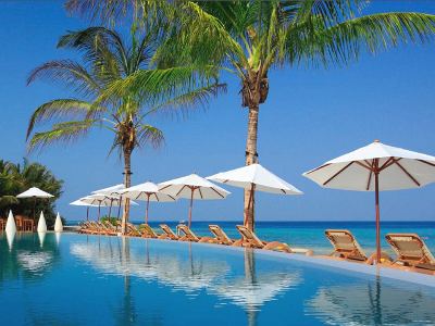 outdoor pool 2 - hotel centara ras fushi resort and spa - maldives, maldives
