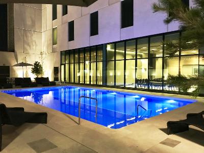 outdoor pool - hotel hilton garden inn aguascalientes - aguascalientes, mexico