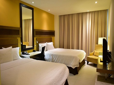 bedroom - hotel hampton inn ciudad del carmen campeche - ciudad del carmen, mexico