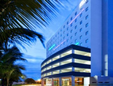 exterior view - hotel aloft - cancun, mexico