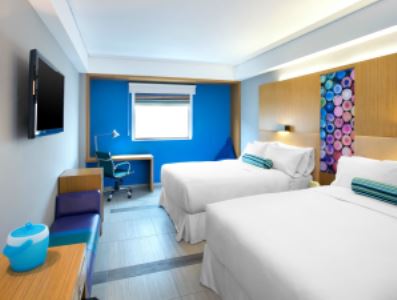 bedroom 2 - hotel aloft - cancun, mexico