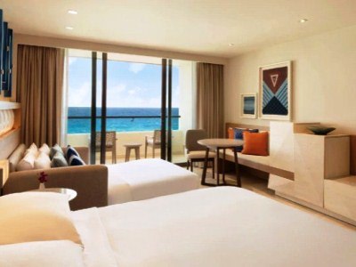 bedroom 1 - hotel hyatt ziva cancun - cancun, mexico
