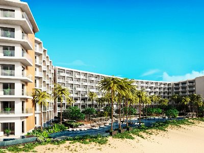 exterior view - hotel hilton cancun, an all-inclusive resort - cancun, mexico