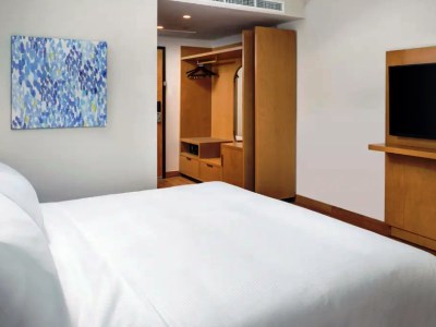 bedroom 1 - hotel hilton garden inn cancun airport - cancun, mexico