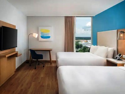 bedroom 3 - hotel hilton garden inn cancun airport - cancun, mexico