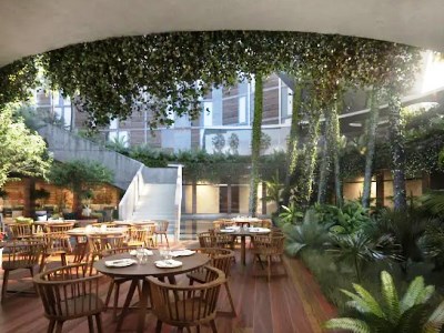 restaurant - hotel hilton garden inn cancun airport - cancun, mexico