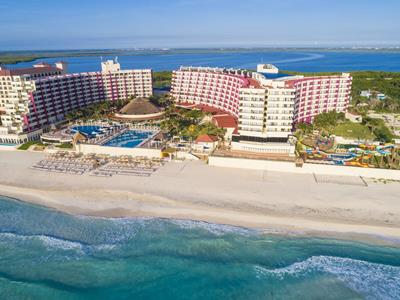 exterior view - hotel crown paradise club - cancun, mexico