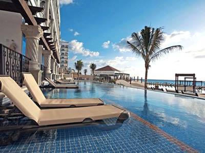 outdoor pool - hotel hyatt zilara cancun - cancun, mexico
